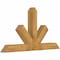 Ekena Millwork Saratoga Rough Sawn Timber Gable Bracket, Western Red Cedar, 72"W x 39"H x 6"D x 6"F, 13/12 Pitch GBW072X39X0606SAR00RWR - alternate 5